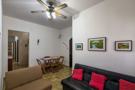 Sala de casa para alugar com 2 quartos, 90m² em Jardim Imperador, Praia Grande