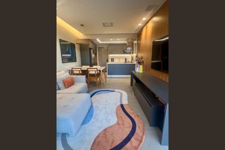 Sala de apartamento à venda com 1 quarto, 57m² em Vila Olímpia, São Paulo