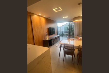 Sala de apartamento à venda com 1 quarto, 57m² em Vila Olímpia, São Paulo