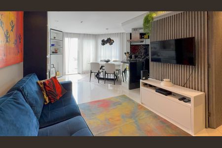 Sala/Cozinha de apartamento à venda com 1 quarto, 148m² em Jardim, Santo André