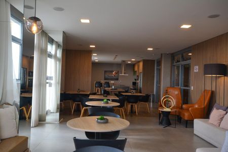 Apartamento para alugar com 36m², 1 quarto e 1 vaga Apartamento para alugar com 36m², 1 quarto e 1 vagaÁrea comum - Salão de festas