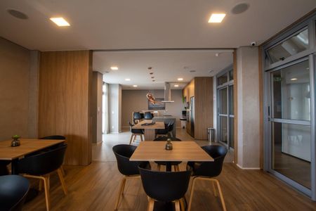 Apartamento para alugar com 36m², 1 quarto e 1 vaga Apartamento para alugar com 36m², 1 quarto e 1 vagaÁrea comum - Salão de festas