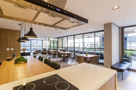 Apartamento para alugar com 42m², 1 quarto e 1 vagaÁrea comum - Salão de festas