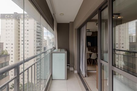 Sacada de kitnet/studio para alugar com 1 quarto, 25m² em Indianópolis, São Paulo