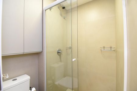 Studio para alugar com 30m², 1 quarto e sem vagaBanheiro do Studio