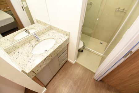 Studio para alugar com 30m², 1 quarto e sem vagaBanheiro do Studio