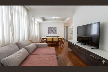 Sala de apartamento à venda com 3 quartos, 140m² em Sion, Belo Horizonte