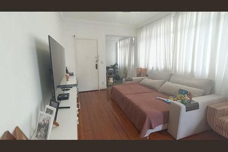 Sala de apartamento à venda com 3 quartos, 140m² em Sion, Belo Horizonte