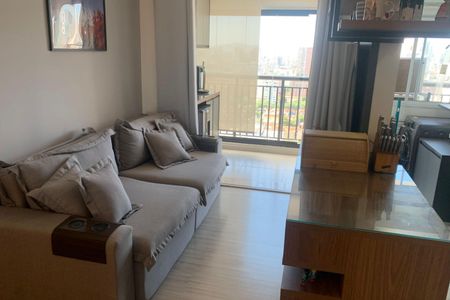 Sala de apartamento para alugar com 2 quartos, 63m² em Marapé, Santos