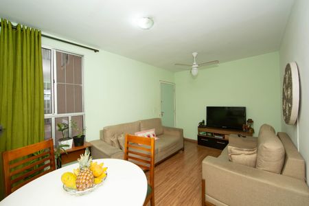 SALA de apartamento à venda com 2 quartos, 57m² em Camargos, Belo Horizonte