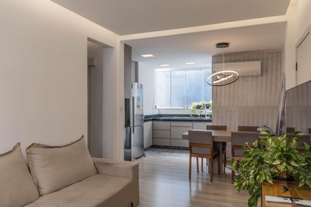 Sala de apartamento à venda com 3 quartos, 95m² em Gutierrez, Belo Horizonte