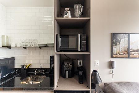 Studio para alugar com 25m², 1 quarto e sem vagaCozinha