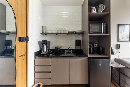 Studio para alugar com 25m², 1 quarto e sem vagaCozinha