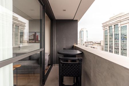 Varanda do Studio de kitnet/studio para alugar com 1 quarto, 25m² em Consolação, São Paulo