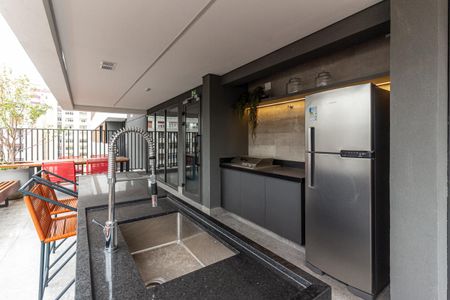 Studio para alugar com 25m², 1 quarto e sem vagaChurrasqueira