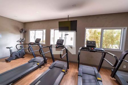 Apartamento à venda com 37m², 2 quartos e 1 vaga Apartamento à venda com 37m², 2 quartos e 1 vagaÁrea comum - Academia