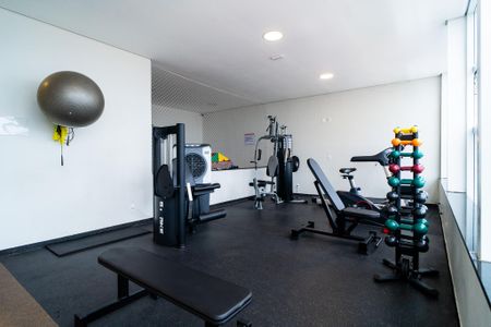 Apartamento para alugar com 55m², 2 quartos e 2 vagasÁrea comum - Academia