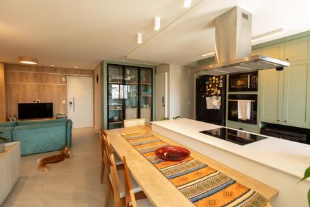 Cozinha Americana de apartamento para alugar com 3 quartos, 105m² em Nova Campinas, Campinas