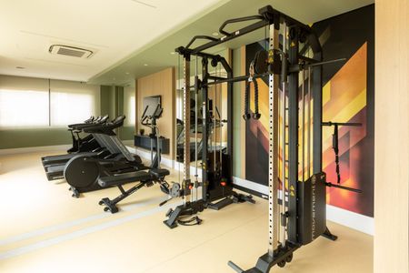 Apartamento para alugar com 105m², 3 quartos e 2 vagas Apartamento para alugar com 105m², 3 quartos e 2 vagasÁrea Comum - Academia