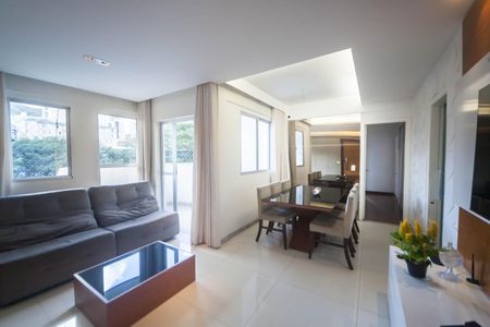 sala de apartamento para alugar com 3 quartos, 95m² em Buritis, Belo Horizonte