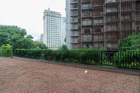 Studio para alugar com 28m², 1 quarto e sem vaga Studio para alugar com 28m², 1 quarto e sem vagaVista da Varanda e da Cozinha