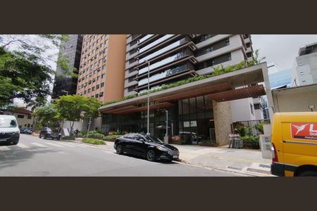 Studio para alugar com 28m², 1 quarto e sem vaga Studio para alugar com 28m², 1 quarto e sem vagaFachada