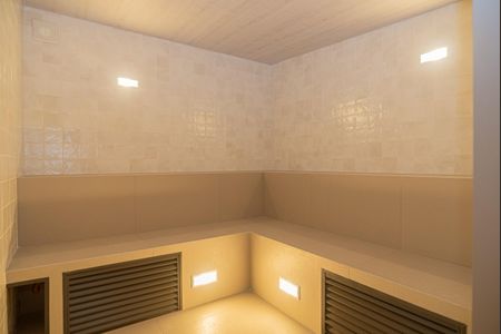 Studio para alugar com 28m², 1 quarto e sem vaga Studio para alugar com 28m², 1 quarto e sem vagaÁrea comum - Sauna Úmida