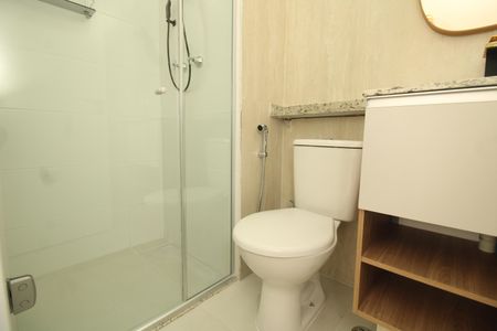 Apartamento para alugar com 35m², 1 quarto e sem vagaBanheiro da Suíte