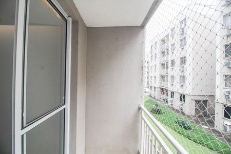 Varanda da Sala de apartamento para alugar com 3 quartos, 58m² em Jardim Alvorada, Nova Iguaçu