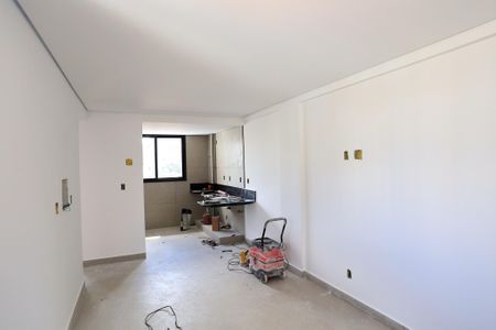 Sala de apartamento à venda com 2 quartos, 54m² em Serra, Belo Horizonte