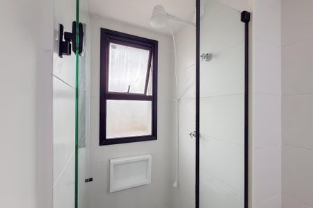 Studio para alugar com 27m², 1 quarto e sem vaga Studio para alugar com 27m², 1 quarto e sem vagaBanheiro