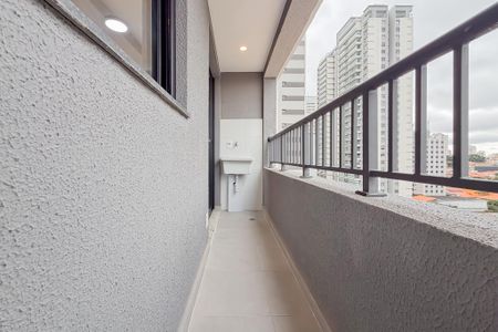 Varanda de kitnet/studio para alugar com 1 quarto, 27m² em Ipiranga, São Paulo