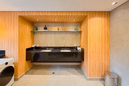 Studio para alugar com 27m², 1 quarto e sem vaga Studio para alugar com 27m², 1 quarto e sem vagaLavanderia