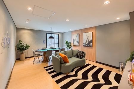 Studio para alugar com 27m², 1 quarto e sem vaga Studio para alugar com 27m², 1 quarto e sem vagaSalão de Jogos