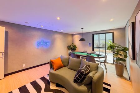 Studio para alugar com 27m², 1 quarto e sem vaga Studio para alugar com 27m², 1 quarto e sem vagaSalão de Jogos