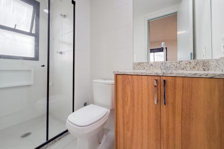 Studio para alugar com 27m², 1 quarto e sem vaga Studio para alugar com 27m², 1 quarto e sem vagaBanheiro