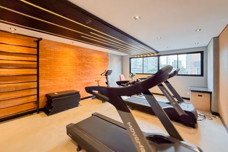 Studio para alugar com 27m², 1 quarto e sem vaga Studio para alugar com 27m², 1 quarto e sem vagaAcademia