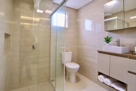 Apartamento à venda com 34m², 1 quarto e sem vaga Apartamento à venda com 34m², 1 quarto e sem vagaBanheiro social