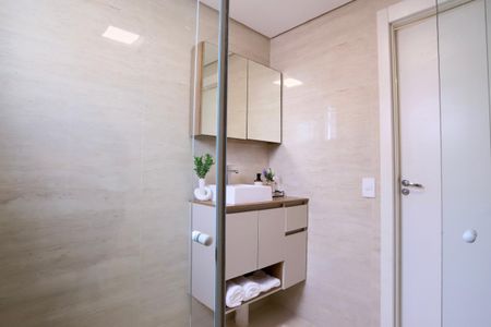 Apartamento à venda com 34m², 1 quarto e sem vaga Apartamento à venda com 34m², 1 quarto e sem vagaBanheiro social