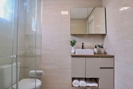Apartamento à venda com 34m², 1 quarto e sem vaga Apartamento à venda com 34m², 1 quarto e sem vagaBanheiro social