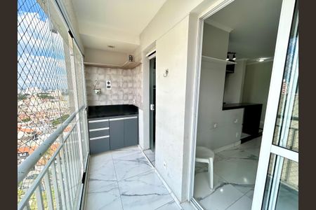 Varanda da Sala de apartamento para alugar com 2 quartos, 55m² em Jardim Flor da Montanha, Guarulhos