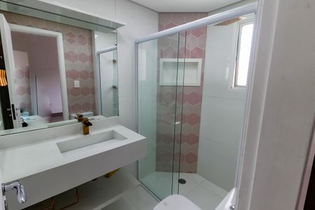 Apartamento para alugar com 90m², 3 quartos e 2 vagasBanheiro da Suíte