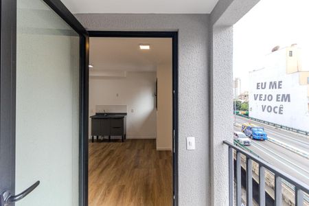 Studio para alugar com 24m², 1 quarto e sem vagaVaranda