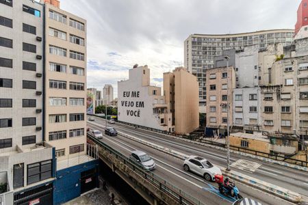 Vista de kitnet/studio para alugar com 1 quarto, 24m² em Campos Elíseos, São Paulo
