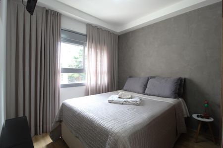 Quarto Suíte de apartamento à venda com 1 quarto, 37m² em Indianópolis, São Paulo