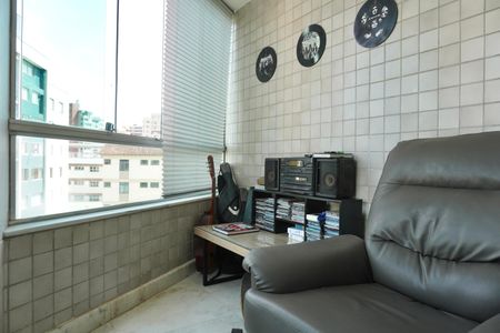 Sala 1 - Varanda de apartamento à venda com 3 quartos, 146m² em Anchieta, Belo Horizonte