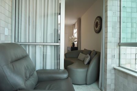 Sala 1 - Varanda de apartamento à venda com 3 quartos, 146m² em Anchieta, Belo Horizonte