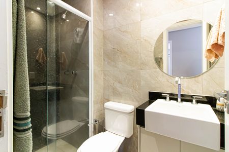 Apartamento à venda com 57m², 2 quartos e 1 vaga Apartamento à venda com 57m², 2 quartos e 1 vagaBanheiro