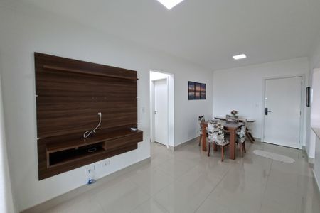 Sala de apartamento para alugar com 1 quarto, 59m² em Balneario Flórida, Praia Grande