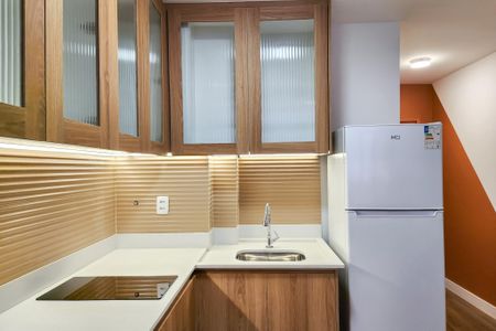 Studio à venda com 32m², 1 quarto e sem vaga Studio à venda com 32m², 1 quarto e sem vagaCozinha